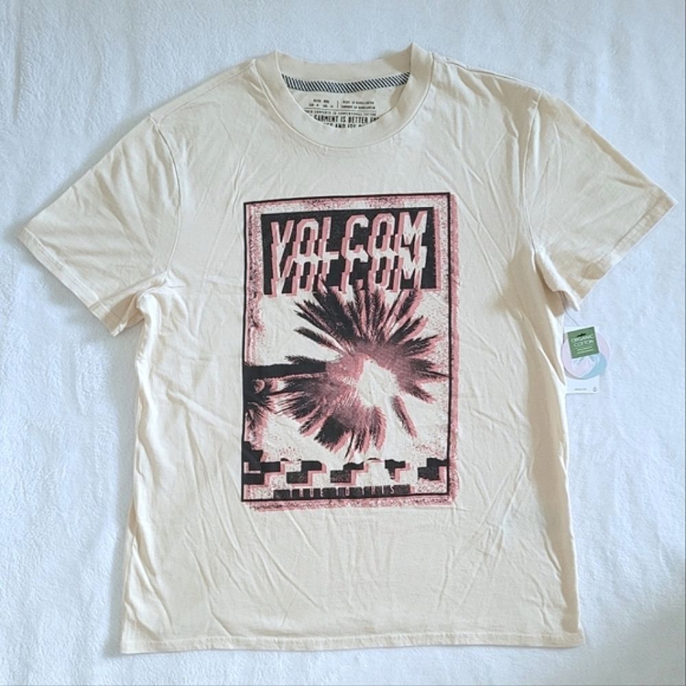 Volcom💎 "True To This" Repeating Logo Boyfriend👫 Tee👕 - NWT - Picture 9 of 13